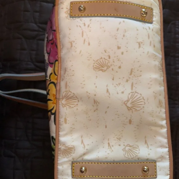 2014 Disney Dooney & Bourke Aulani Aloha Mickey On Beach Nylon Tote Shoulder Bag